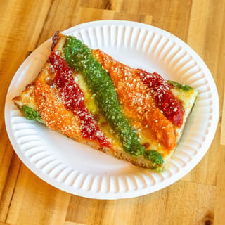 Tri-color Square Pizza